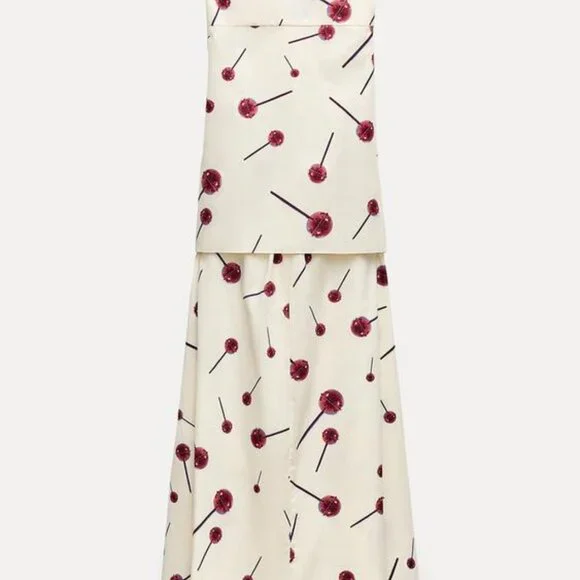 ZARA SS24 PRINTED POPLIN SHIRTDRESS ZW COLLECTION 3089/144 019/320 - Picture 7 of 11